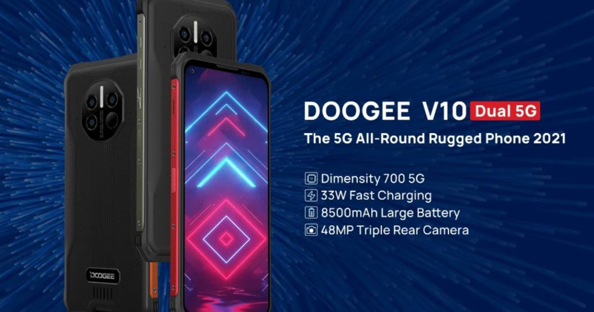 Odolný telefon DOOGEE V10 skladem