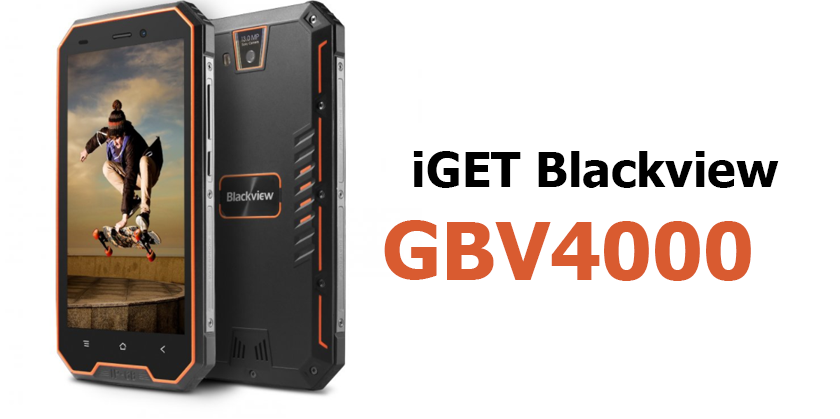 Nově v nabídce odolný telefon iGET Blackview GBV4000