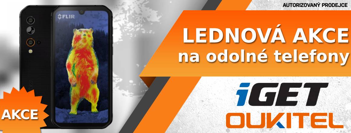 Lednová akce na odolné telefony