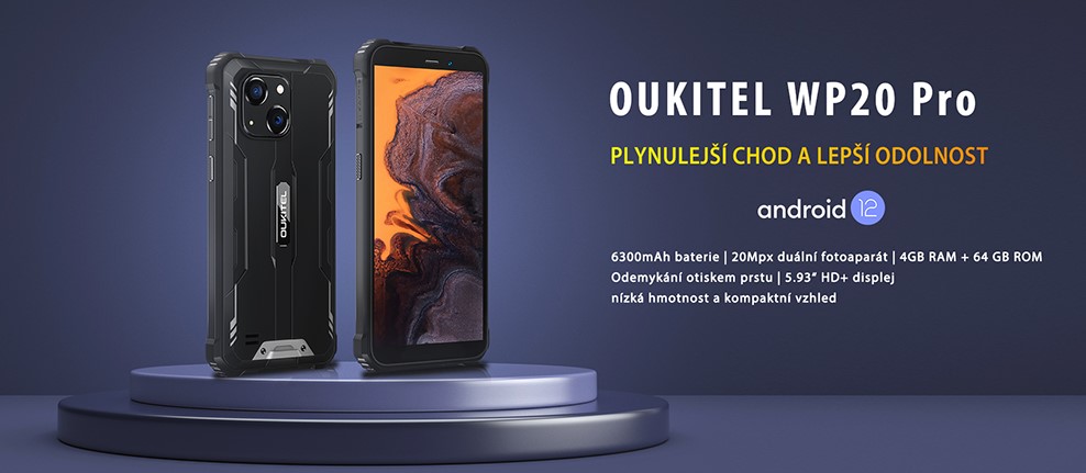 Nové odolné telefony Oukitel skladem