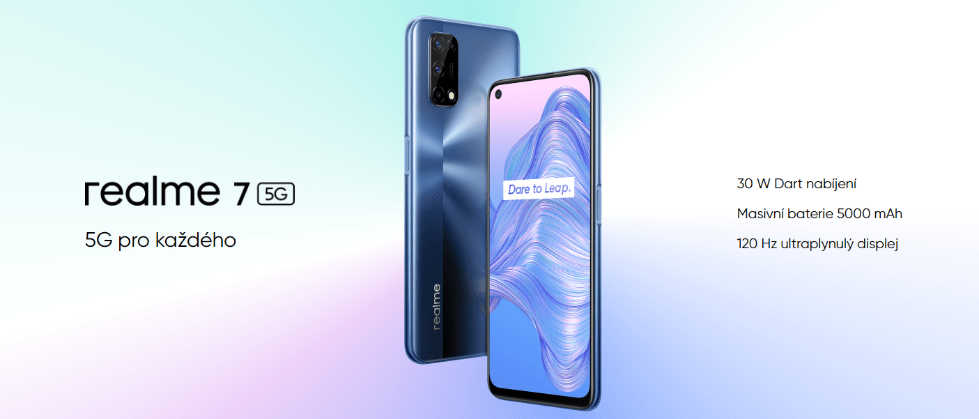 Nový Realme 7 5G s podporou 5G skladem