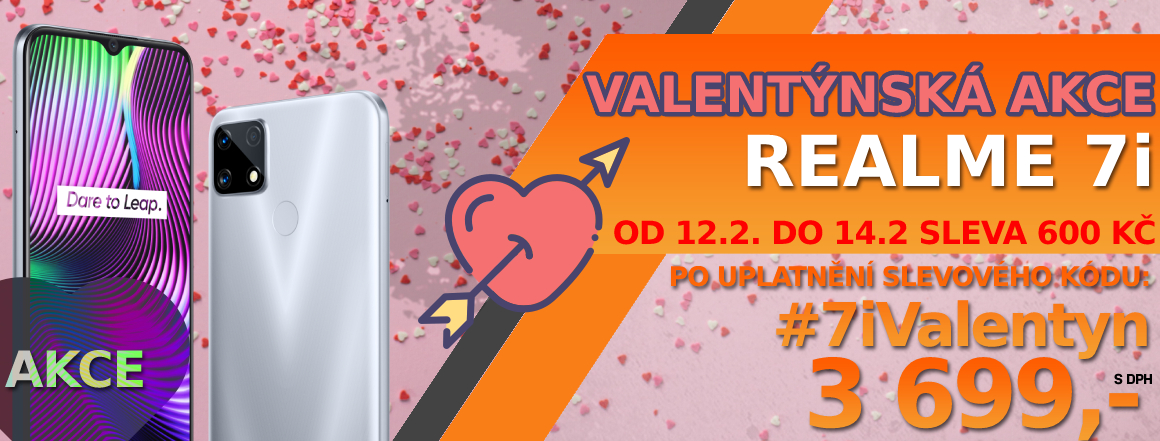 Valentýnská akce na Realme 7i