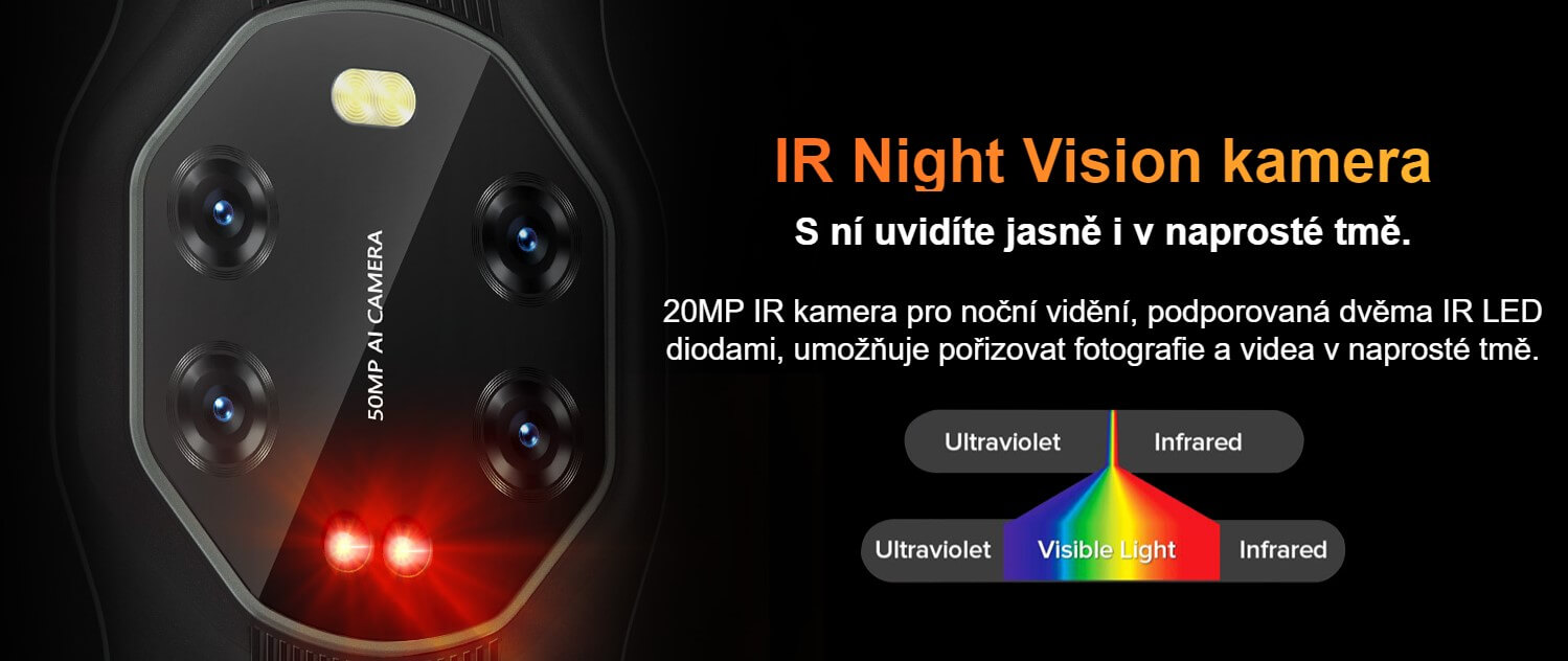 iGET Blackview GBL8800 night vision kamera - s nočním viděním