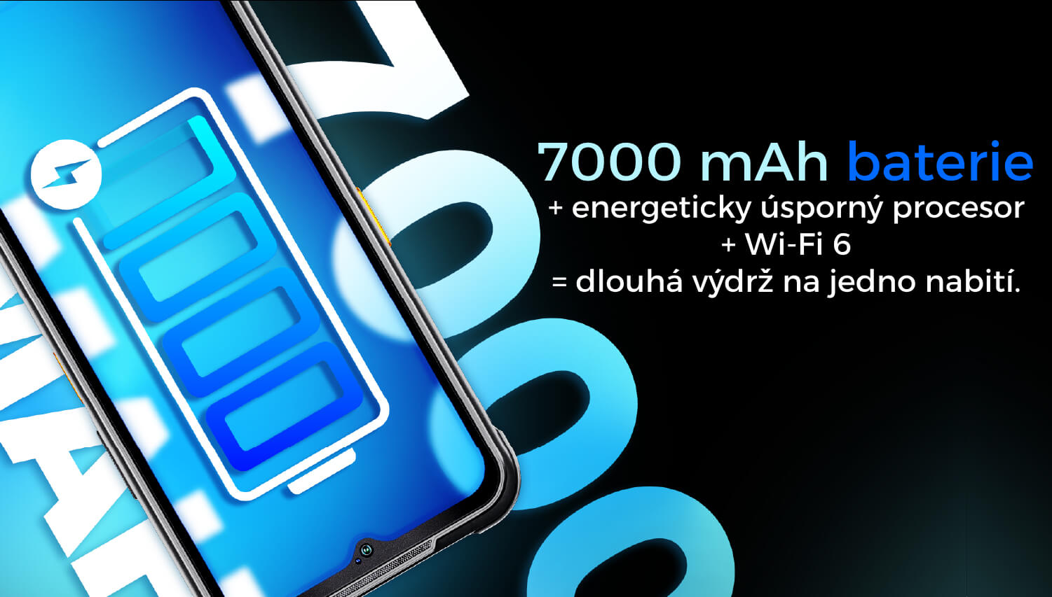 Odolný telefon AGM G2 baterie