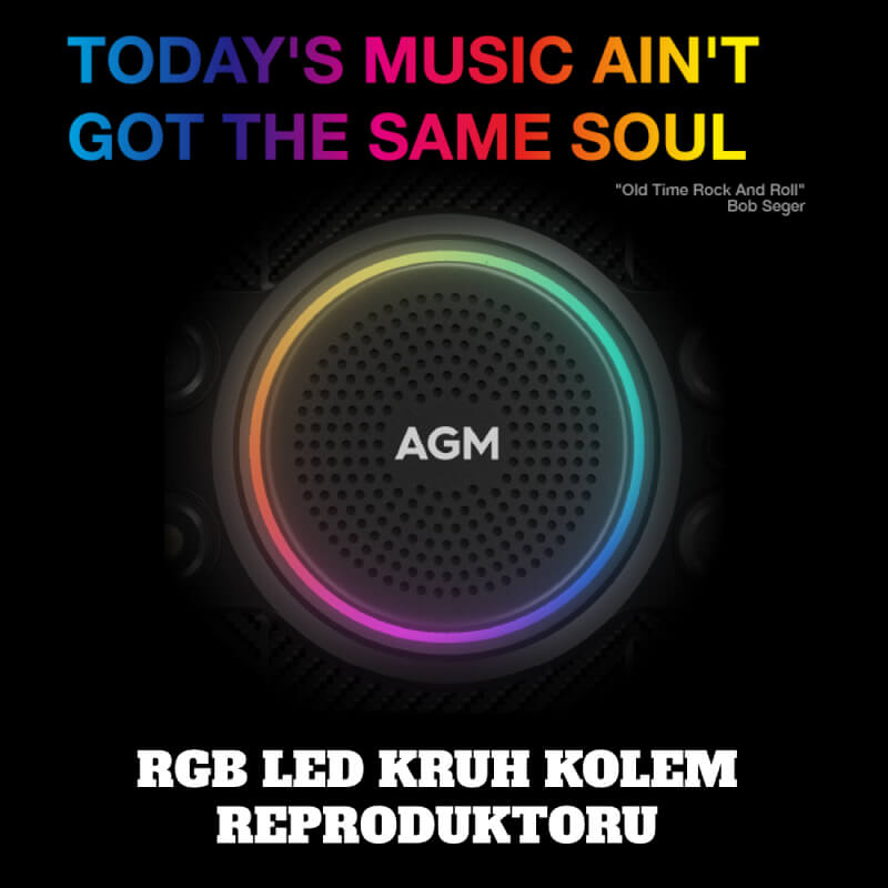 AGM H5 - RGB světlo kolem reproduktoru