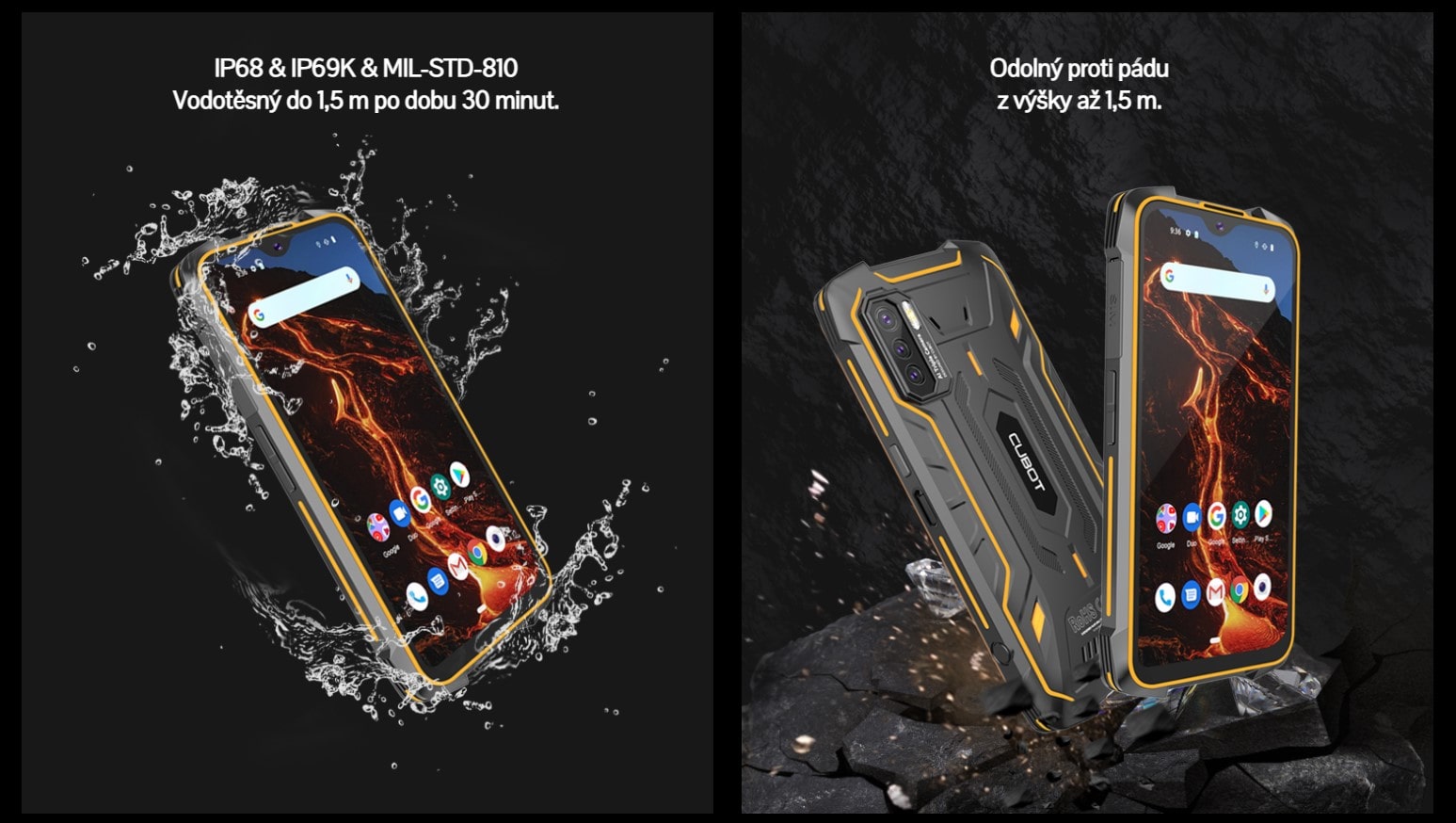 Cubot King Kong 5 Pro odolnost