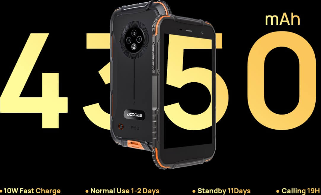 Doogee S35 kapacita baterie