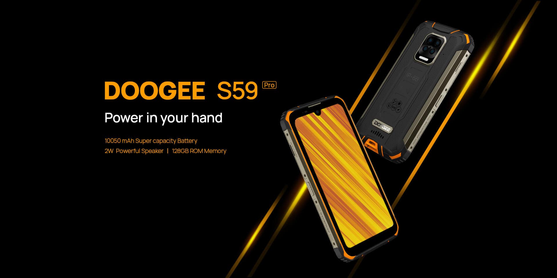 Doogee S59 Pro ukázka vzhledu