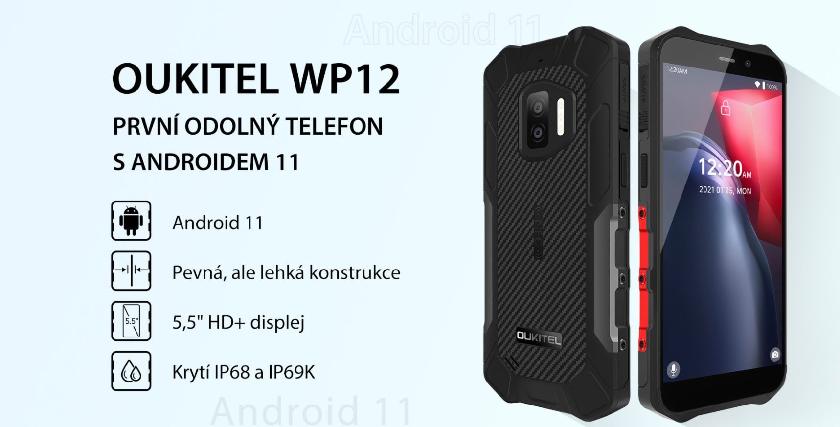 Oukitel WP12 parametry