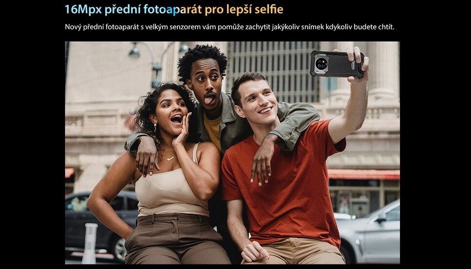 Oukitel WP19 selfie kamera