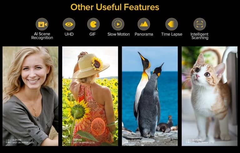 UleFone Armor 12 funkce kamery