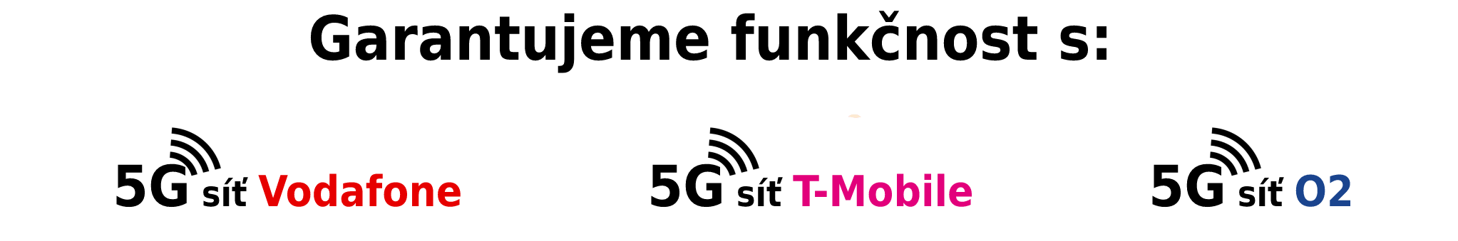 Garance funkčnosti 5G