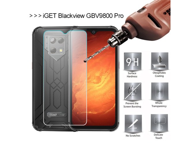 iget Blackview GBV9800 Pro ochranne sklo tvrzene