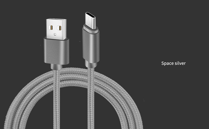 Nabíjecí/datový kabel USB-C iGet Blackview Barevné varianty: šedá