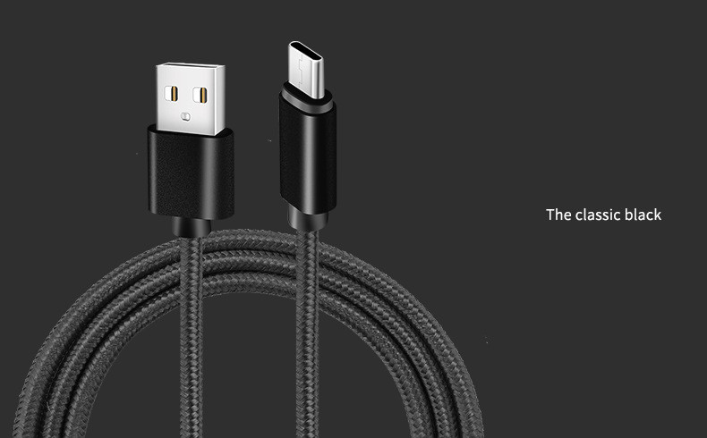 Nabíjecí/datový kabel USB-C iGet Blackview Barevné varianty: černá
