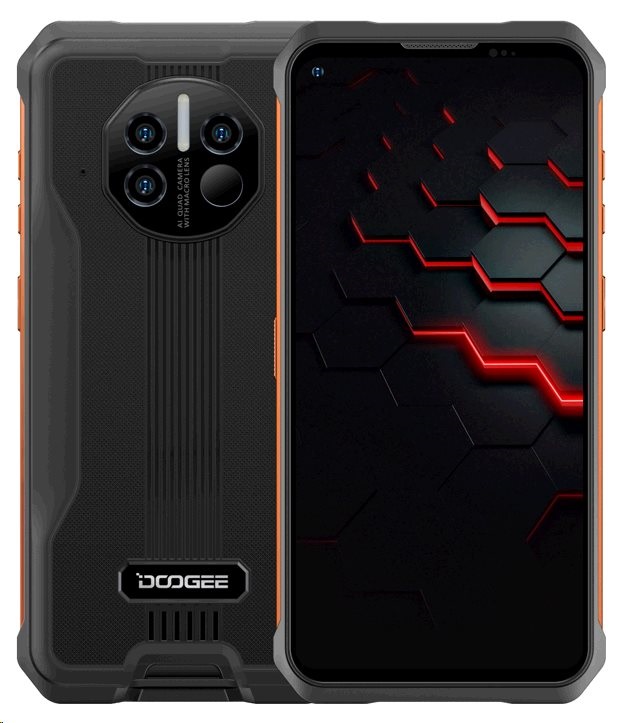 Doogee V10 5G CZ distribuce Barevné varianty: oranžová