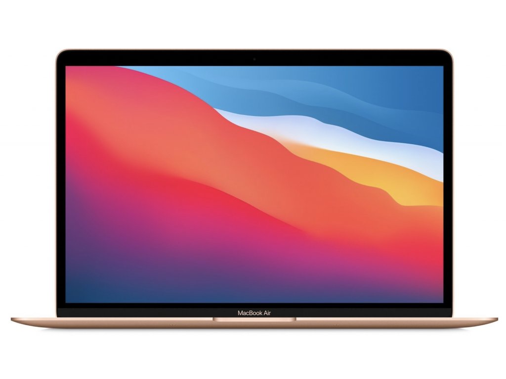 Apple MacBook Air 13, M1, 8GB, 256GB, 7-core GPU, zlatá (M1, 2020)