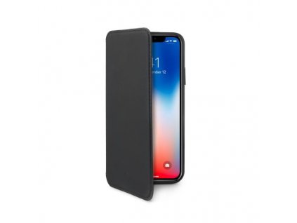 Celly Pouzdro typu kniha Prestige pro Apple iPhone X : Xs,PU kůže, černé