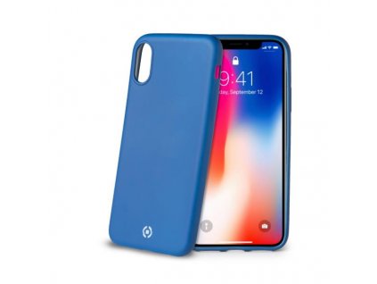 CELLY Sotmatt TPU pouzdro pro Apple iPhone X : Xs, matné provedení, modré