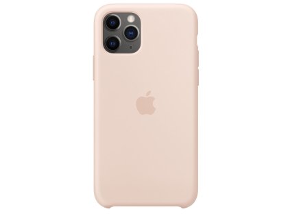 Apple silikonový kryt na iPhone 11 Pro, pískově růžová