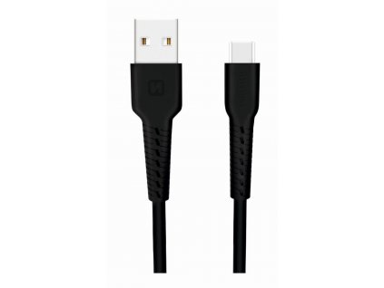 Datový kabel Swissten USB : USB C o délce 1,0 m černý