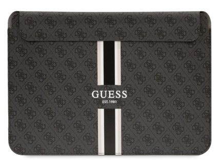 Guess PU 4G Printed Stripes Computer Sleeve 13:14%22 Black