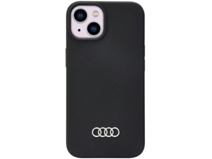 Audi Silicone Zadní Kryt pro iPhone 14 Black