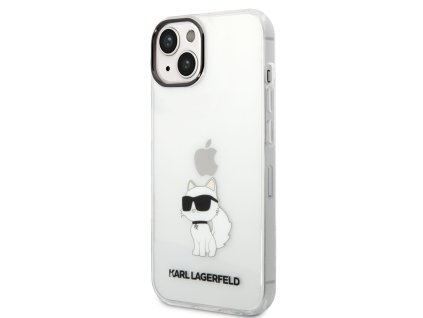 Karl Lagerfeld IML Choupette NFT Zadní Kryt pro iPhone 14 Transparent