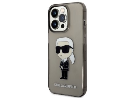 Karl Lagerfeld IML Ikonik NFT Zadní Kryt pro iPhone 14 Pro Max Black