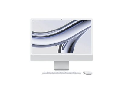 Apple iMac 24%22 M3 2023 8 GB 256 GB 8 GPU stříbrná