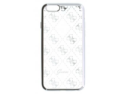 Guess 4G TPU Pouzdro Silver pro iPhone 6/6S