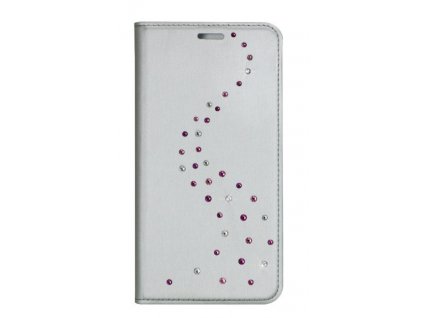 Bling My Thing Pouzdro Primo Milky Way Silver/Rose Sparkles pro Apple iPhone X/XS, krystaly Swarovski®