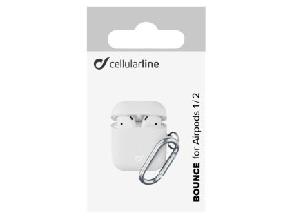 Cellularline Bounce ochranný kryt pro Apple AirPods, bílá