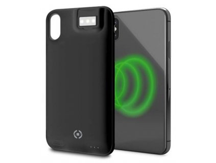 Celly Powercase Wireless pro Apple iPhone X:Xs, černá