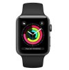 Apple Watch Series 3 38mm Space Gray Aluminium Case with Black Sport Band 2
