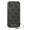 Guess 4G Charms Zadní Kryt pro iPhone 12 Pro Max 6.7 Grey
