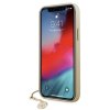 Guess 4G Charms Zadní Kryt pro iPhone 12:12 Pro 6.1 Brown3