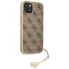 Guess 4G Charms Zadní Kryt pro iPhone 13 Brown2