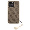 Guess 4G Charms Zadní Kryt pro iPhone 13 Pro Brown1