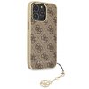 Guess 4G Charms Zadní Kryt pro iPhone 13 Pro Brown2