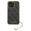 Guess 4G Charms Zadní Kryt pro iPhone 13 Pro Max Grey1