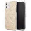 Guess 4G Glitter Zadní Kryt pro iPhone 11 Gold1
