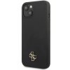 Guess 4G Silicone Metal Logo Zadní Kryt pro iPhone 13 mini Black