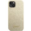 Guess PC:TPU Glitter Flakes Metal Logo Zadní Kryt pro iPhone 14 Gold