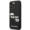 Karl Lagerfeld and Choupette 3D Kryt pro iPhone 14 Pro Black1
