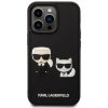 Karl Lagerfeld and Choupette 3D Kryt pro iPhone 14 Pro Black