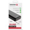 Powerbanka Swissten 20000mAh, PD+QC, 20W + kabel Typ C:C1