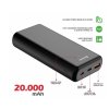 Powerbanka Swissten 20000mAh, PD+QC, 20W + kabel Typ C:C3