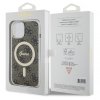 Guess IML 4G MagSafe Zadní Kryt pro iPhone 15 Brown3