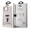 Karl Lagerfeld Liquid Silicone Ikonik NFT Zadní Kryt pro iPhone 15 Pink3